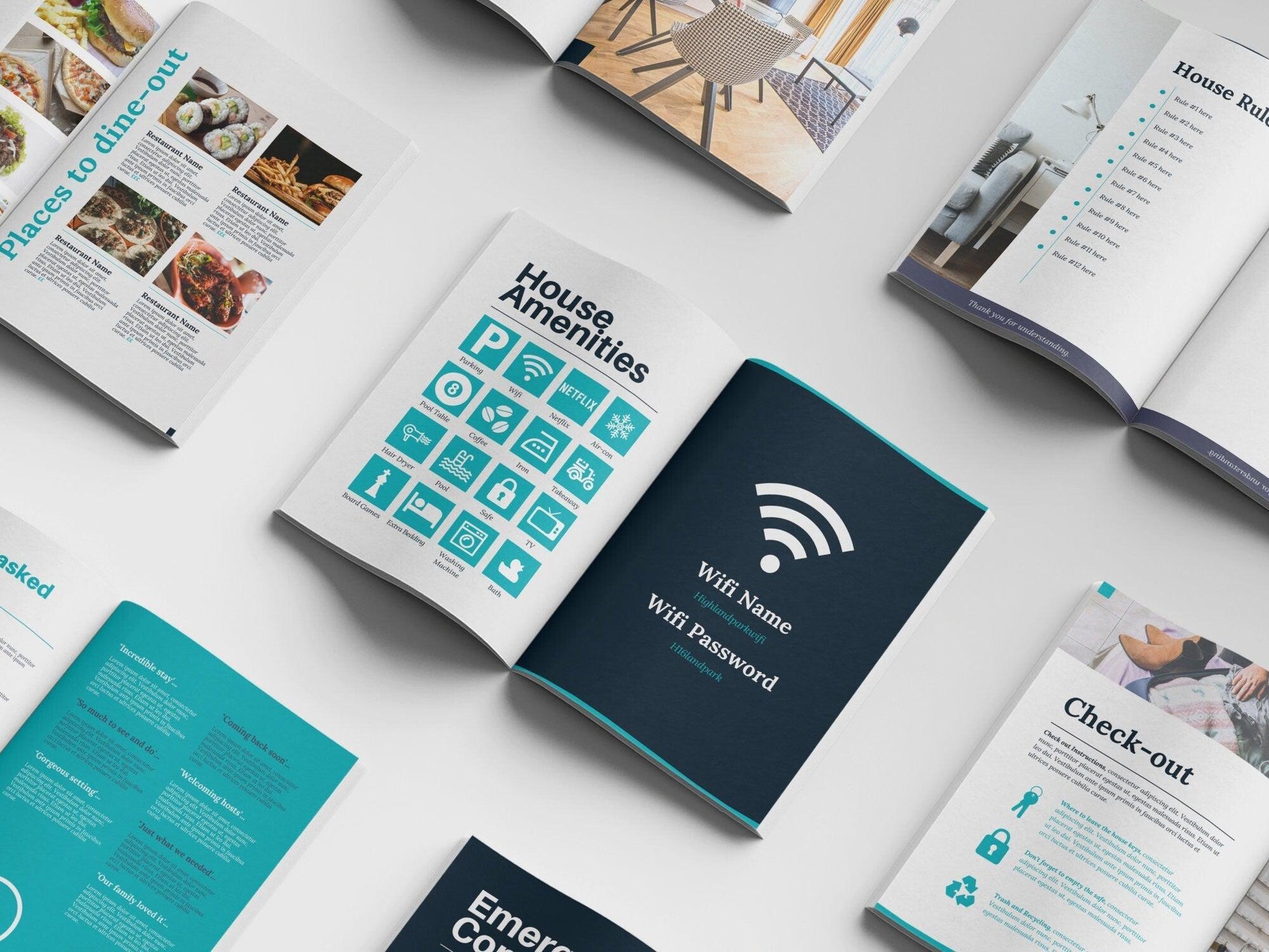 Airbnb Host Welcome Book Template (coastal)