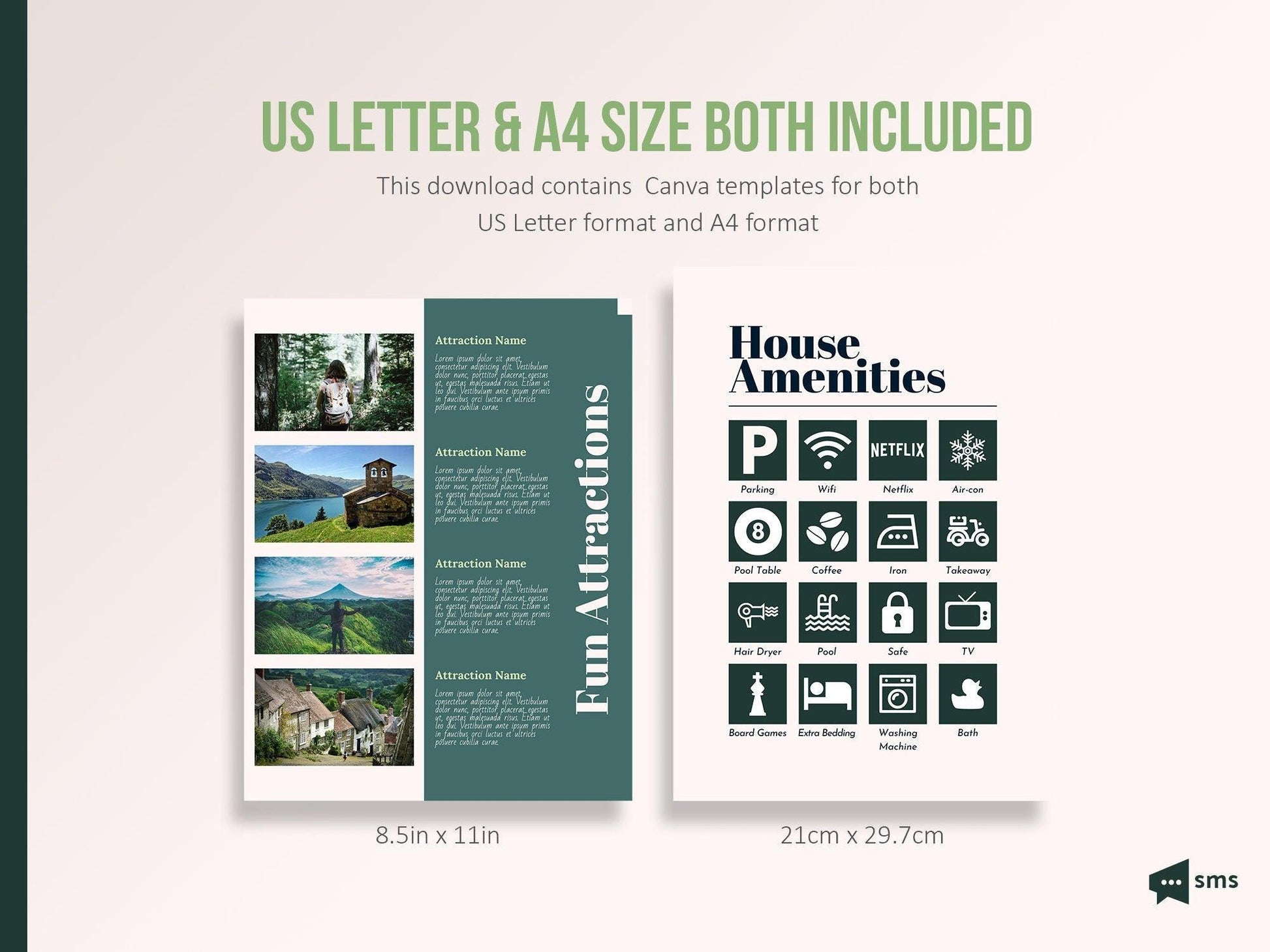 Airbnb Host Welcome Book Template (country)