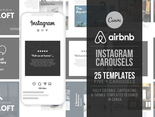 Airbnb Instagram Carousels PFor Social Media (city)