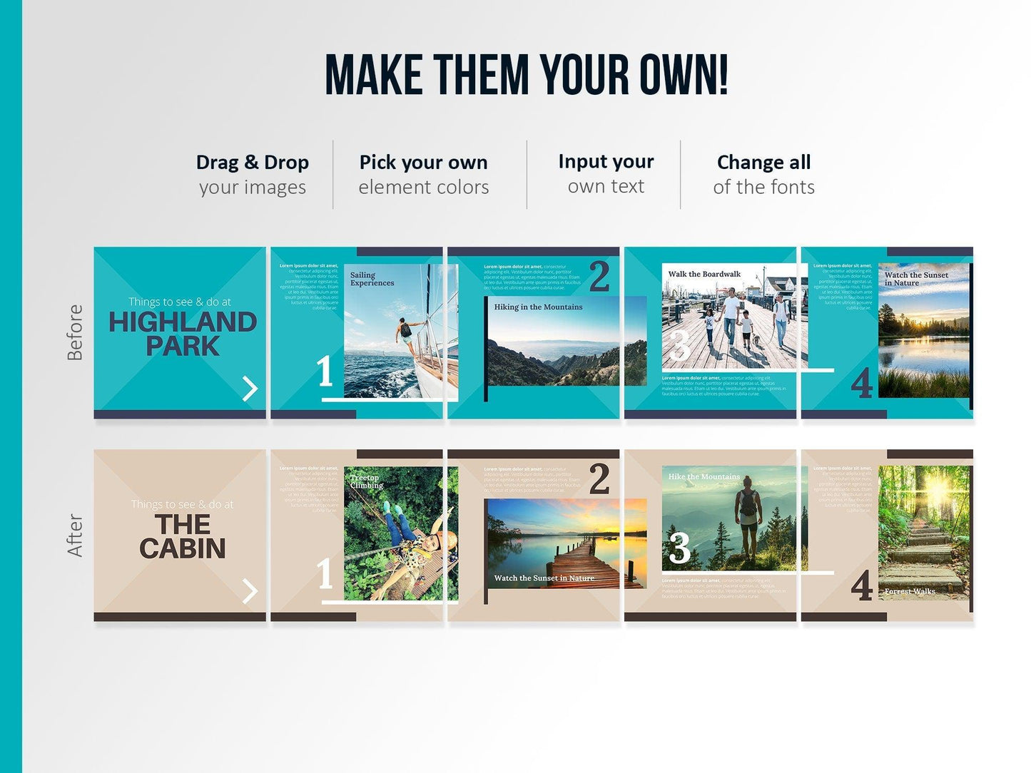 Airbnb Instagram Carousels PFor Social Media (coastal)