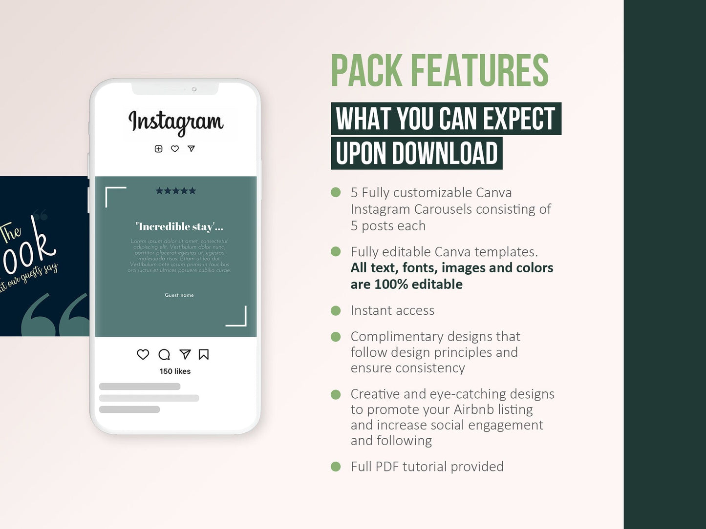 Airbnb Instagram Carousels PFor Social Media (country)