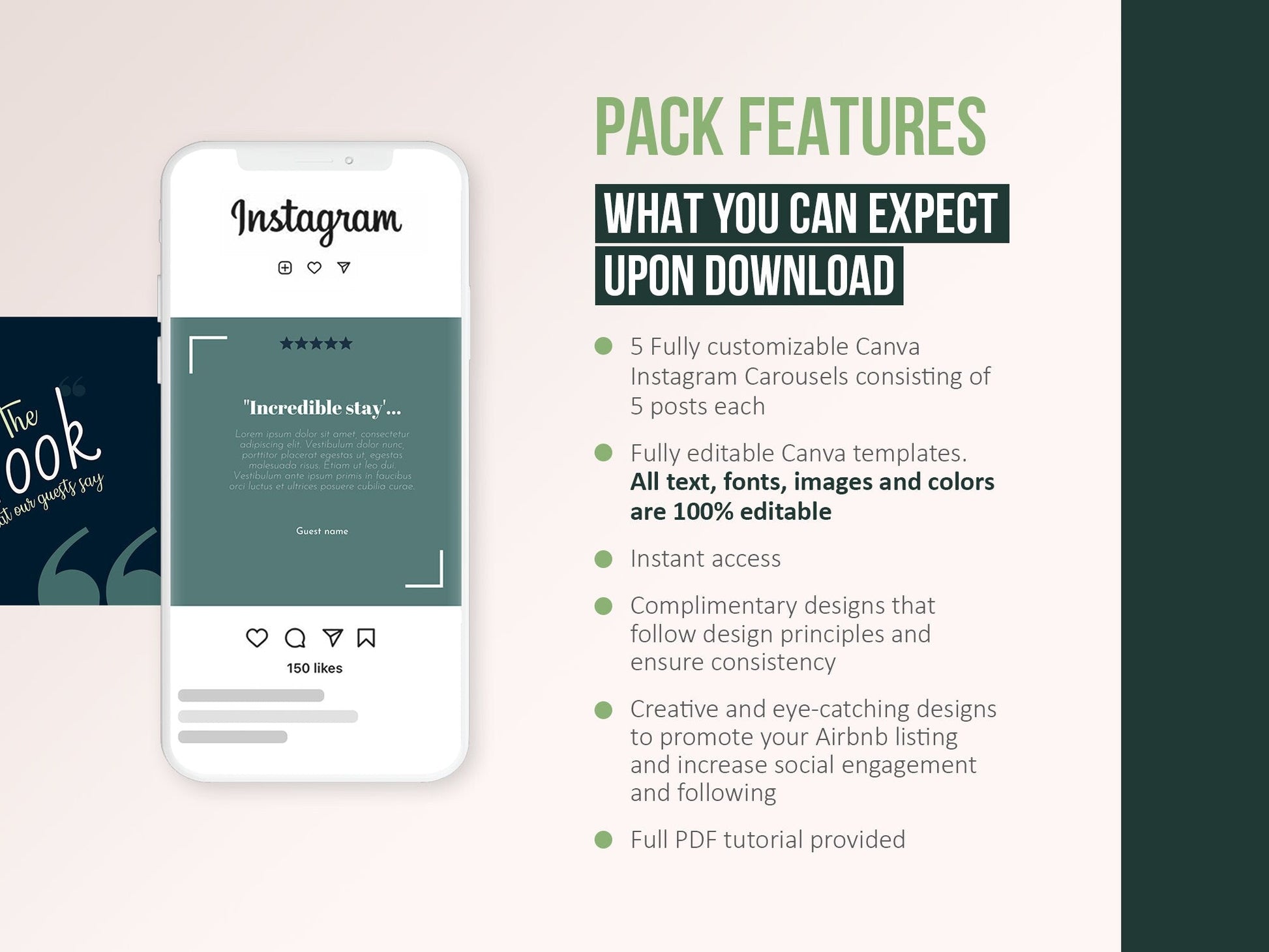Airbnb Instagram Carousels PFor Social Media (country)