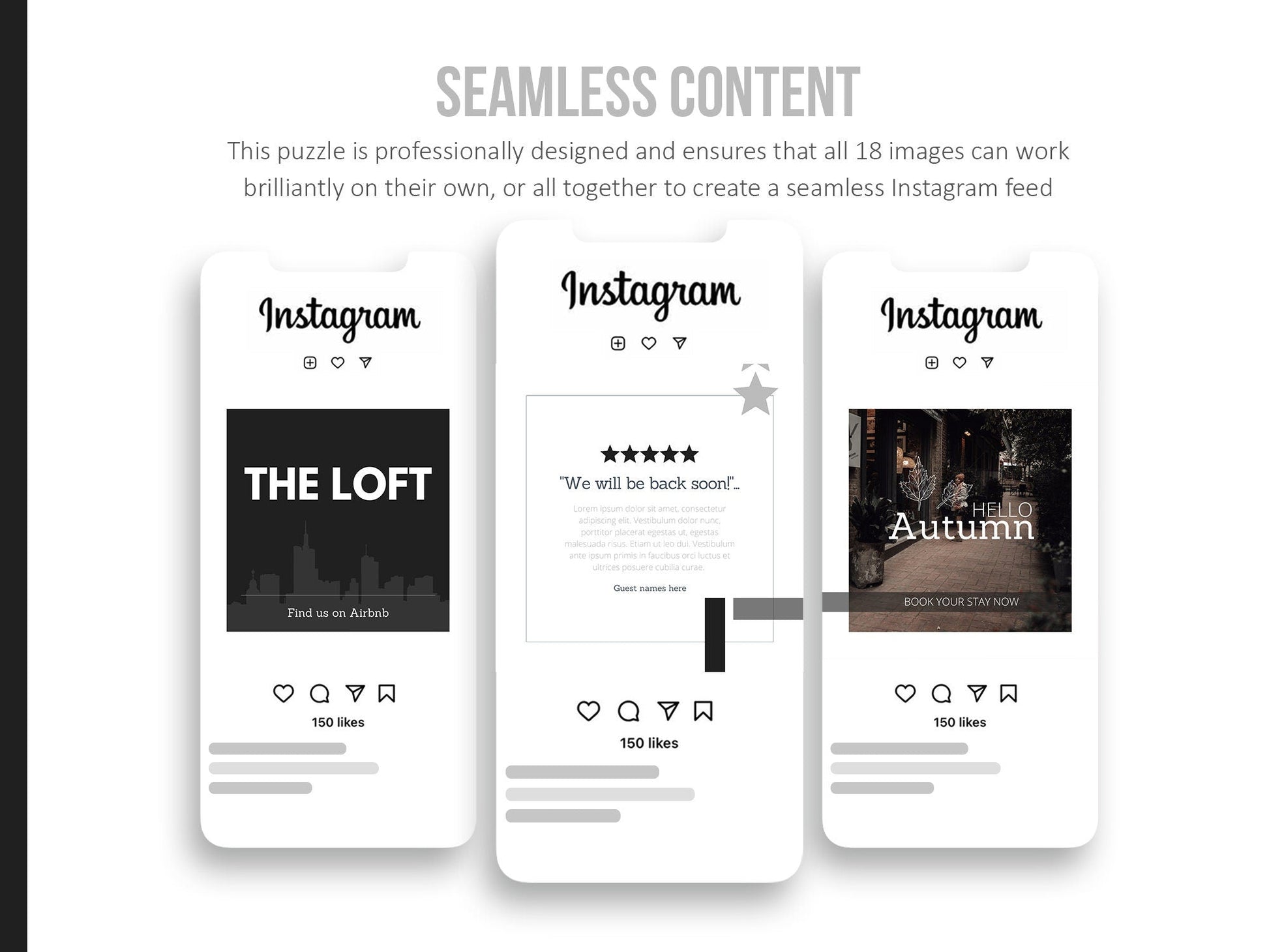 Airbnb Instagram Puzzle For Social Media (city)