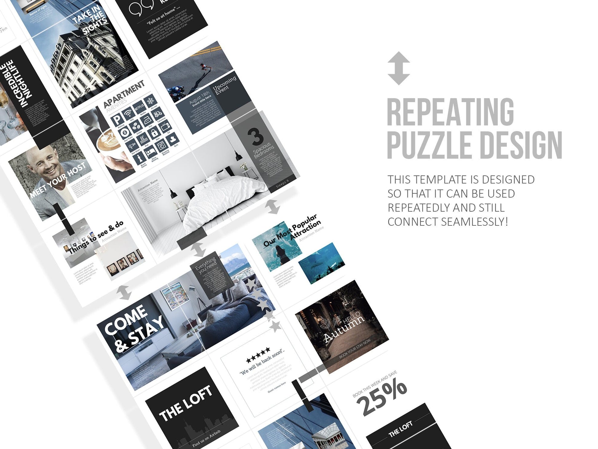 Airbnb Instagram Puzzle For Social Media (city)