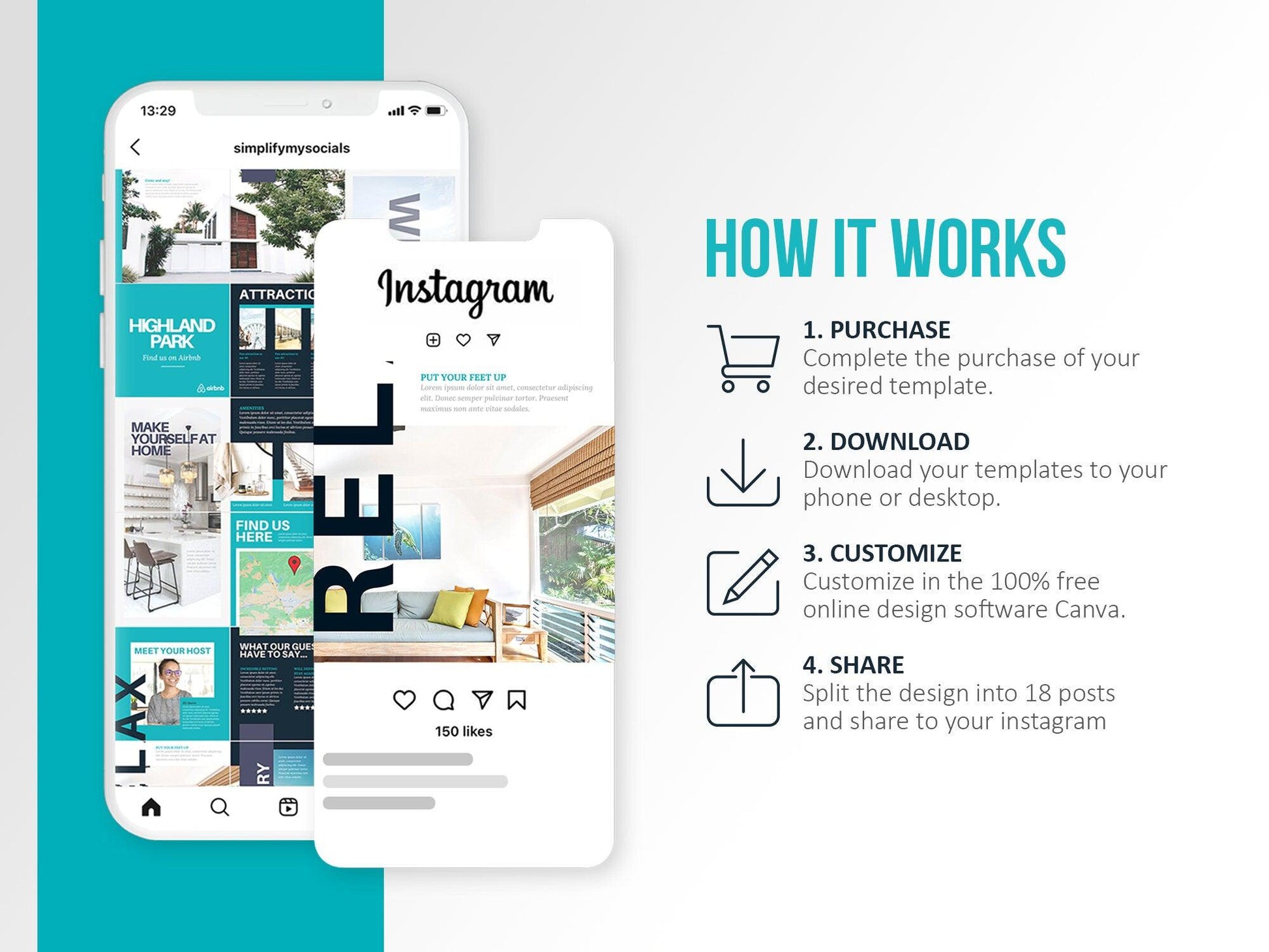 Airbnb Instagram Puzzle For Social Media (coastal)