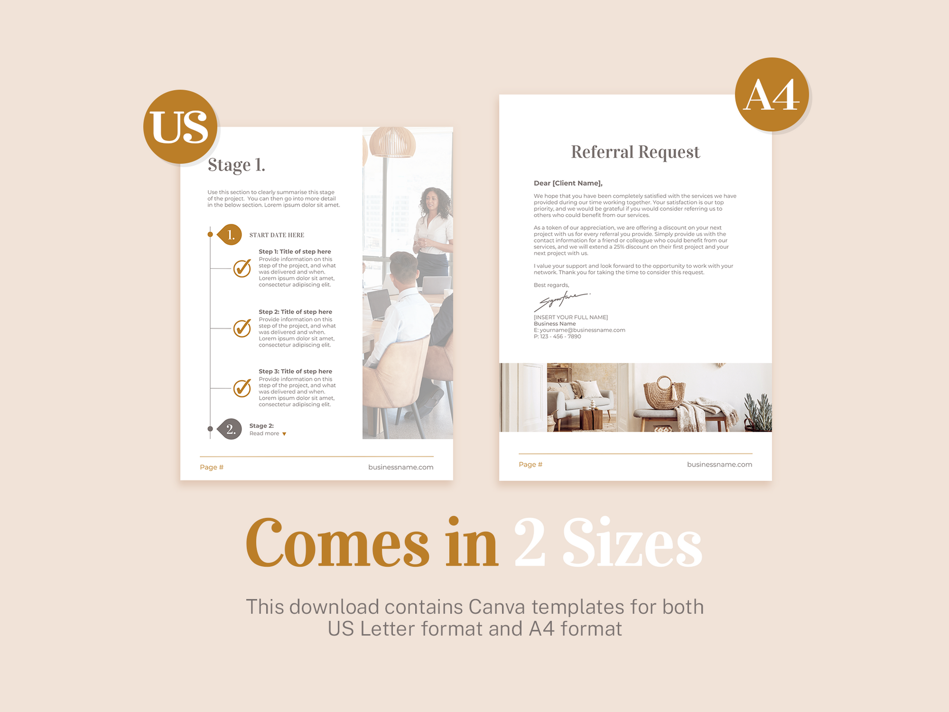 Client Goodbye Pack Template (Boho)