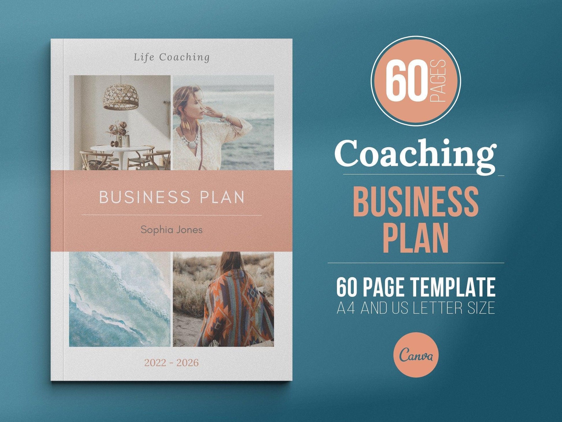 Coaching Business Plan Template (blue)