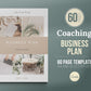 Coaching Business Plan Template (grey)