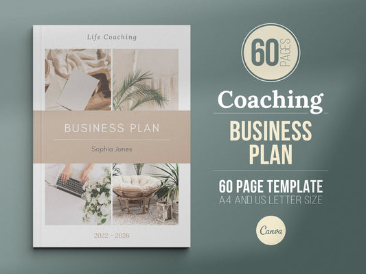 Coaching Business Plan Template (grey)