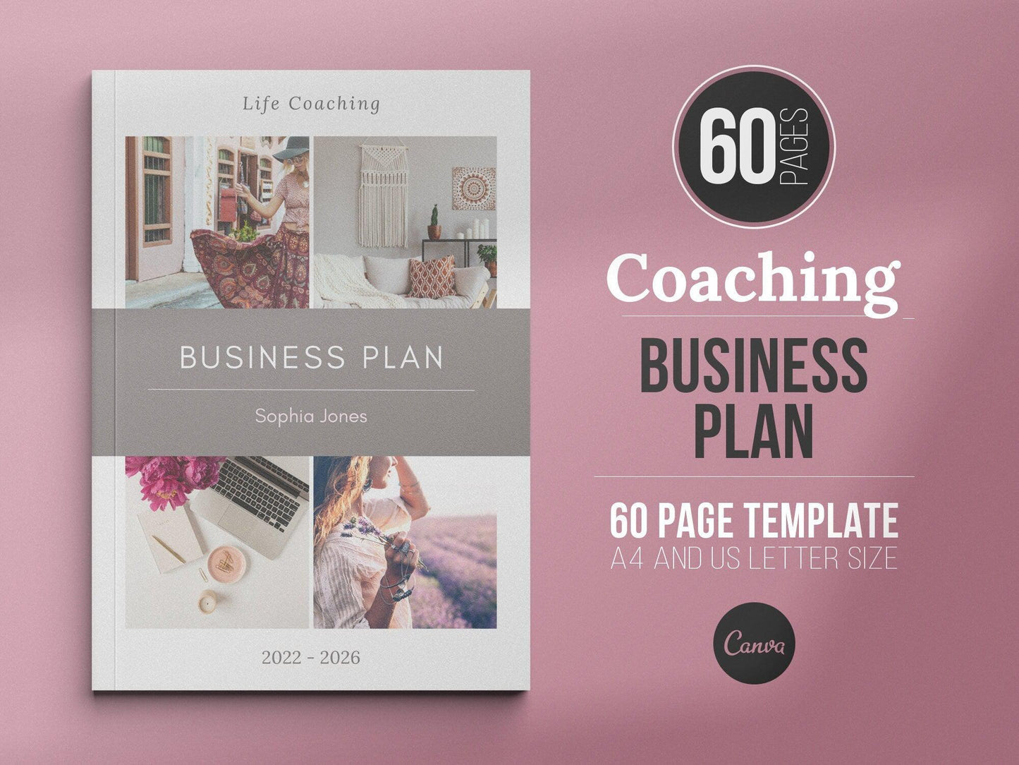 Coaching Business Plan Template (mauve)