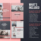 Fitness Client Welcome Pack and Client Goodbye Pack (blush)