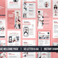 Fitness Client Welcome Pack and Client Goodbye Pack (blush)