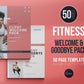 Fitness Client Welcome Pack and Client Goodbye Pack (blush)