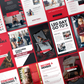 420 Fitness Instagram Post Templates (Scarlet)