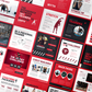 420 Fitness Instagram Post Templates (Scarlet)