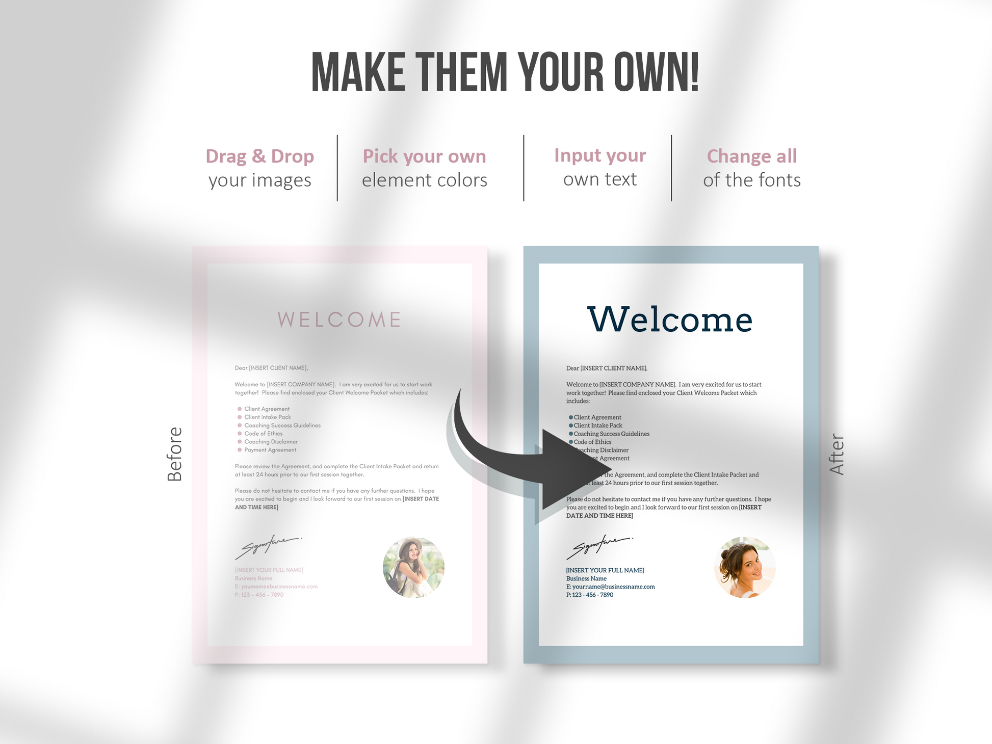 Life Coaching Client Intake Forms (mauve)