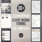 Life Coaching Client Intake Forms (royal)