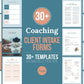 Life Coaching Client Intake Forms (teal)
