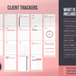 Nutrition Coach Client Intake Forms and Nutrition Trackers (Blush)