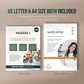 Nutrition Client Welcome Pack and Client Goodbye Pack Templates (Nature)