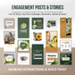 420 Health & Nutrition Instagram Post Templates | Health and Wellbeing | Nutrition Instagram Templates | Dietitian Template | Nutritionist