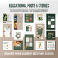 420 Health & Nutrition Instagram Post Templates | Health and Wellbeing | Nutrition Instagram Templates | Dietitian Template | Nutritionist