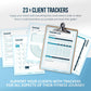 Personal Trainer Client Intake Forms and Fitness Trackers (sky)