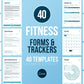 Personal Trainer Client Intake Forms and Fitness Trackers (sky)