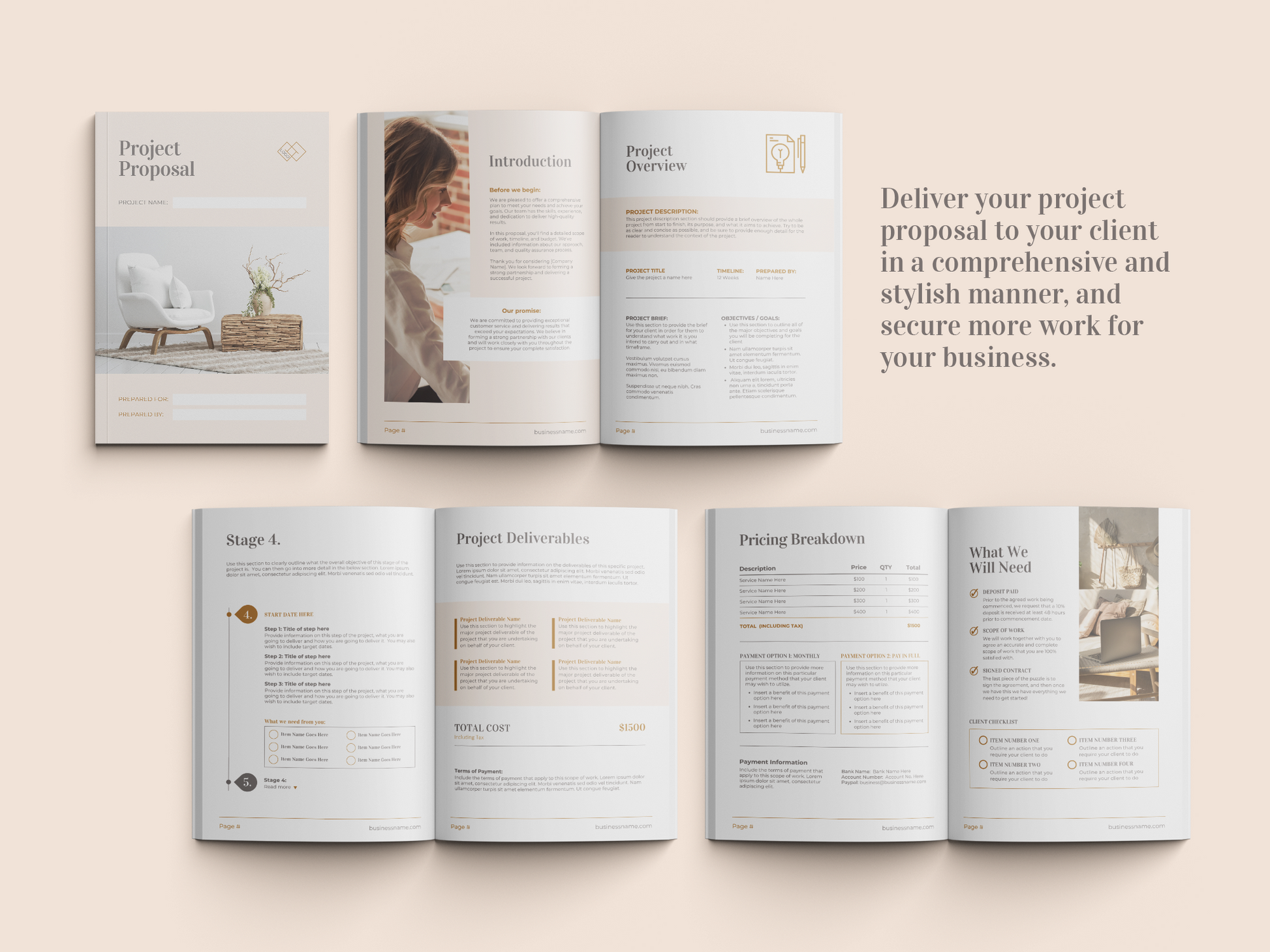 Project Proposal Template (Boho)