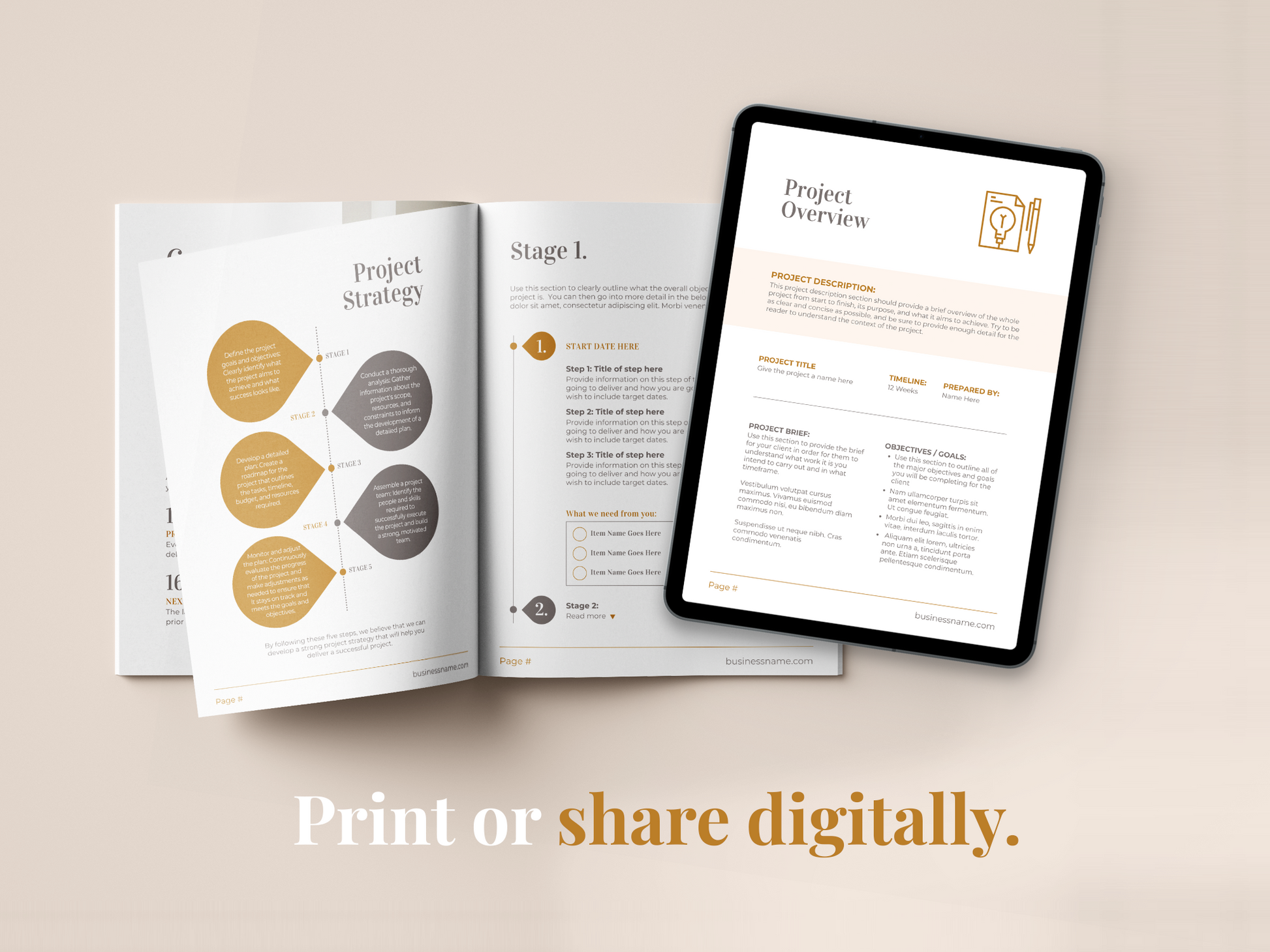 Project Proposal Template (Boho)