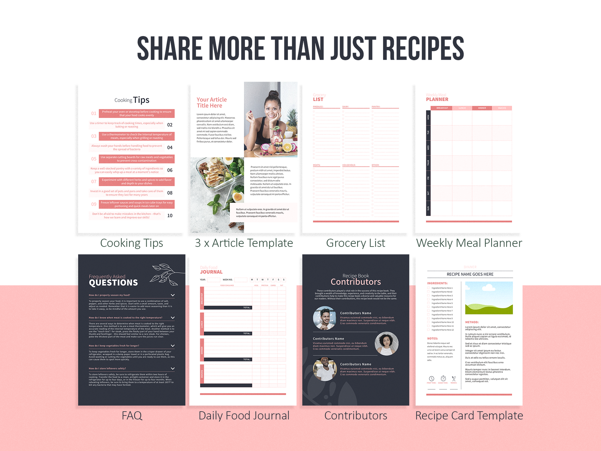 Recipe Book Template for Canva (1084172)