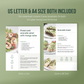 Recipe Book Template | Cookbook Template | Recipe Card Template | Meal Planner | Nutritionist Recipe Book | Family Cookbook | Canva Template