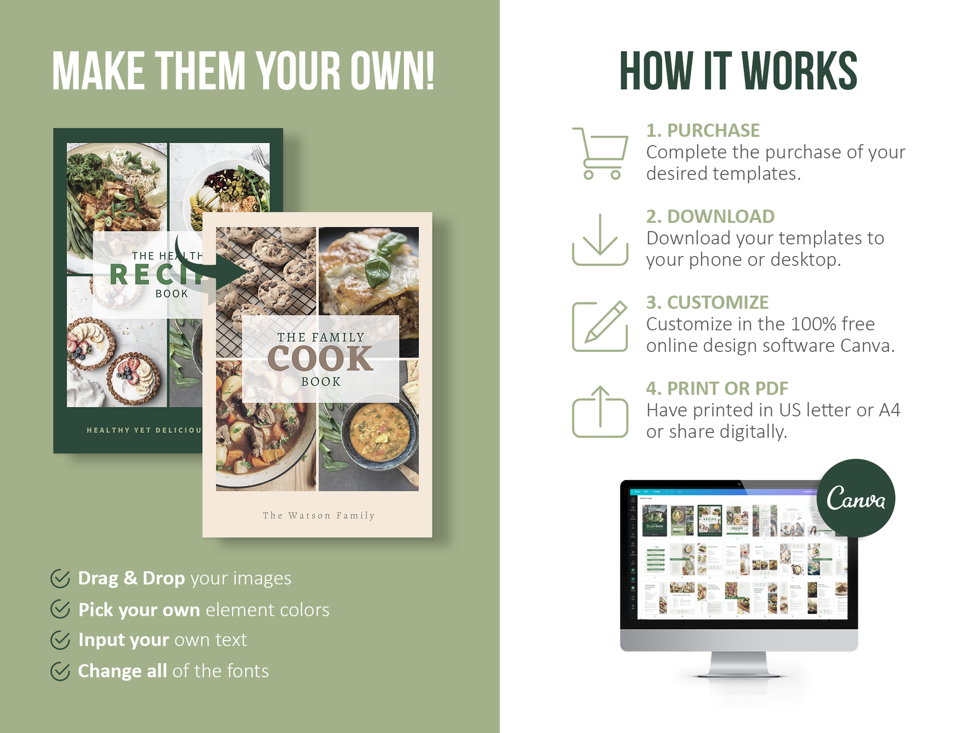 Recipe Book Template (Olive)