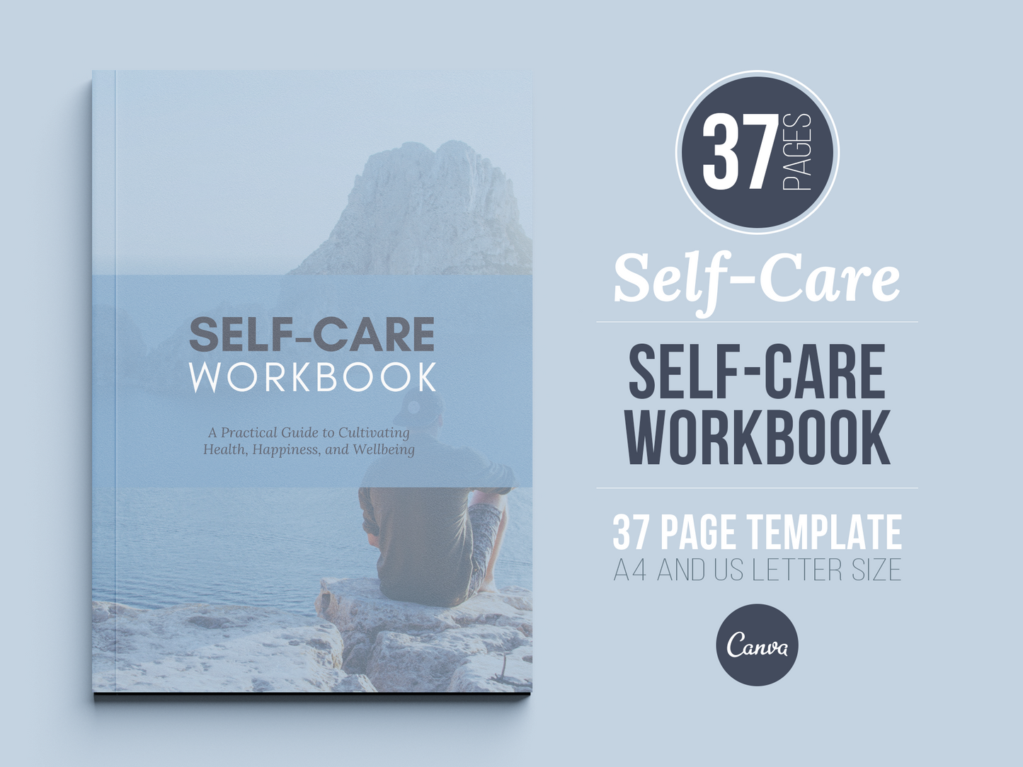 Self-Care Workbook (Denim)