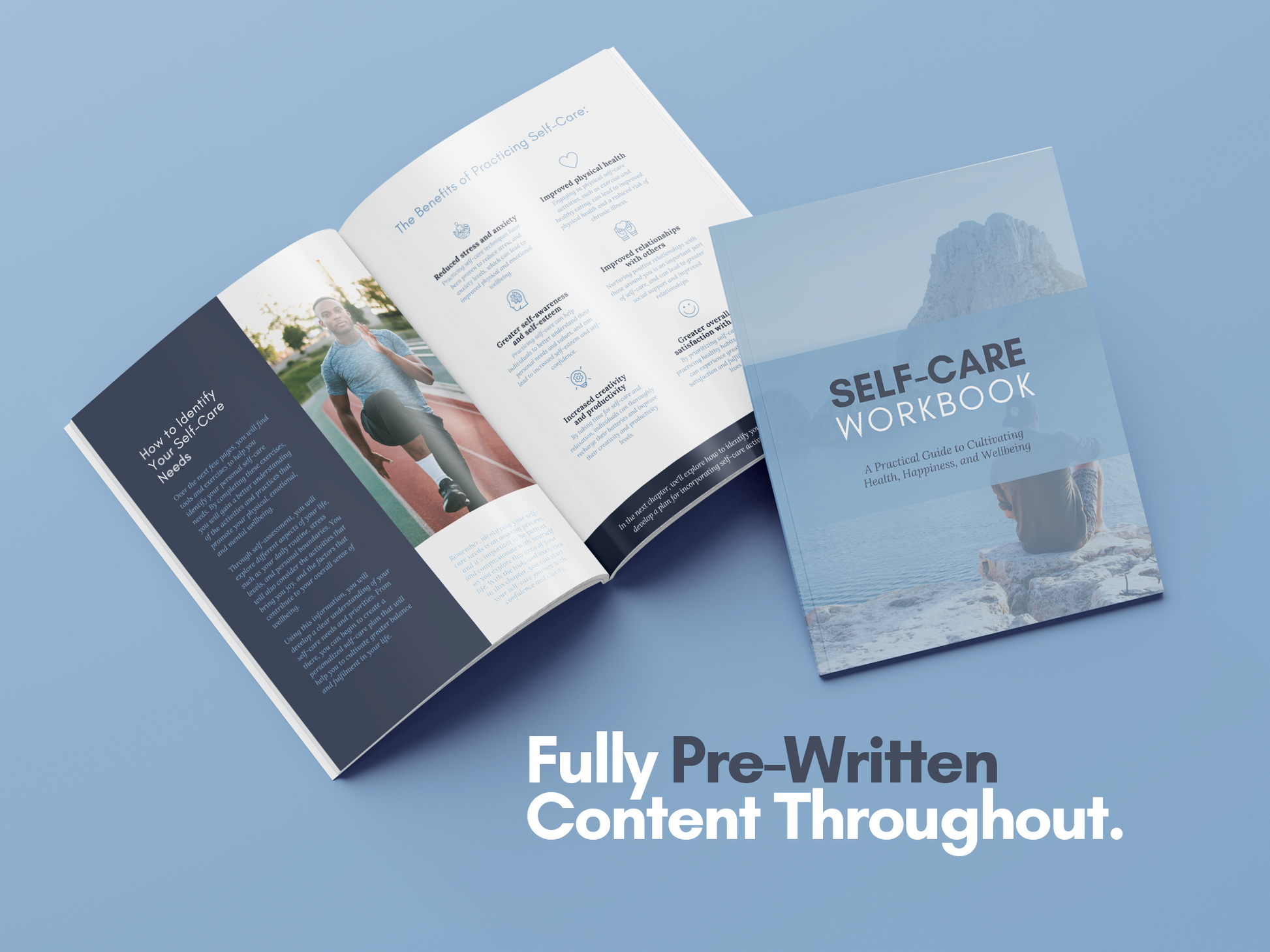 Self-Care Workbook (Denim)