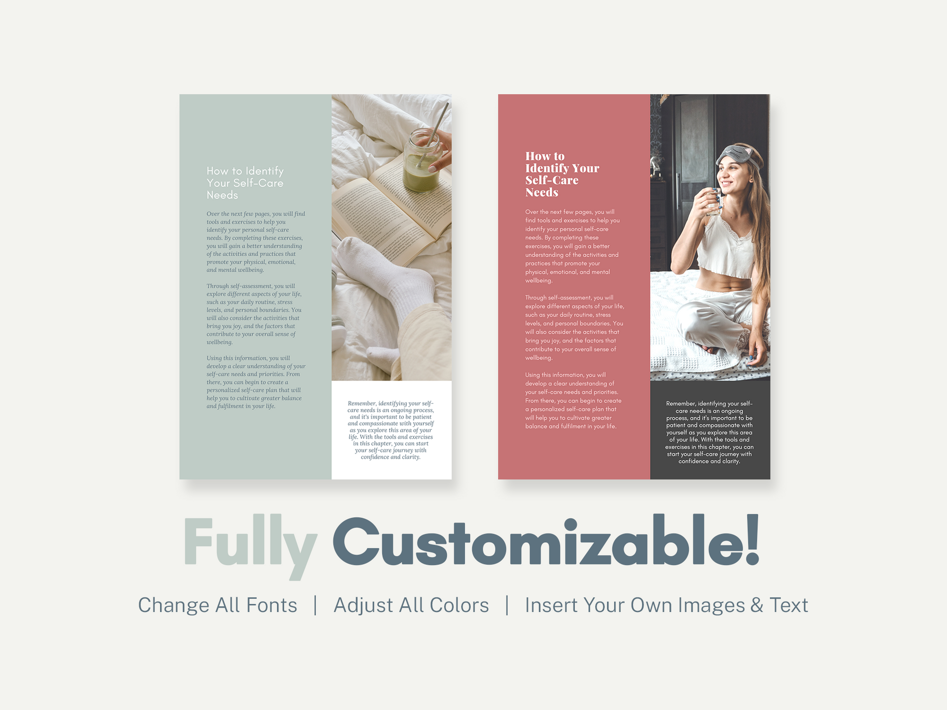 Self-Care Workbook (Duck Egg)