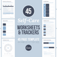 Self-Care Worksheets & Trackers (Denim)