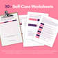 Self-Care Worksheets & Trackers (Punch)