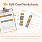 Self-Care Worksheets & Trackers (Autumn)