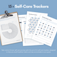 Self-Care Worksheets & Trackers (Denim)