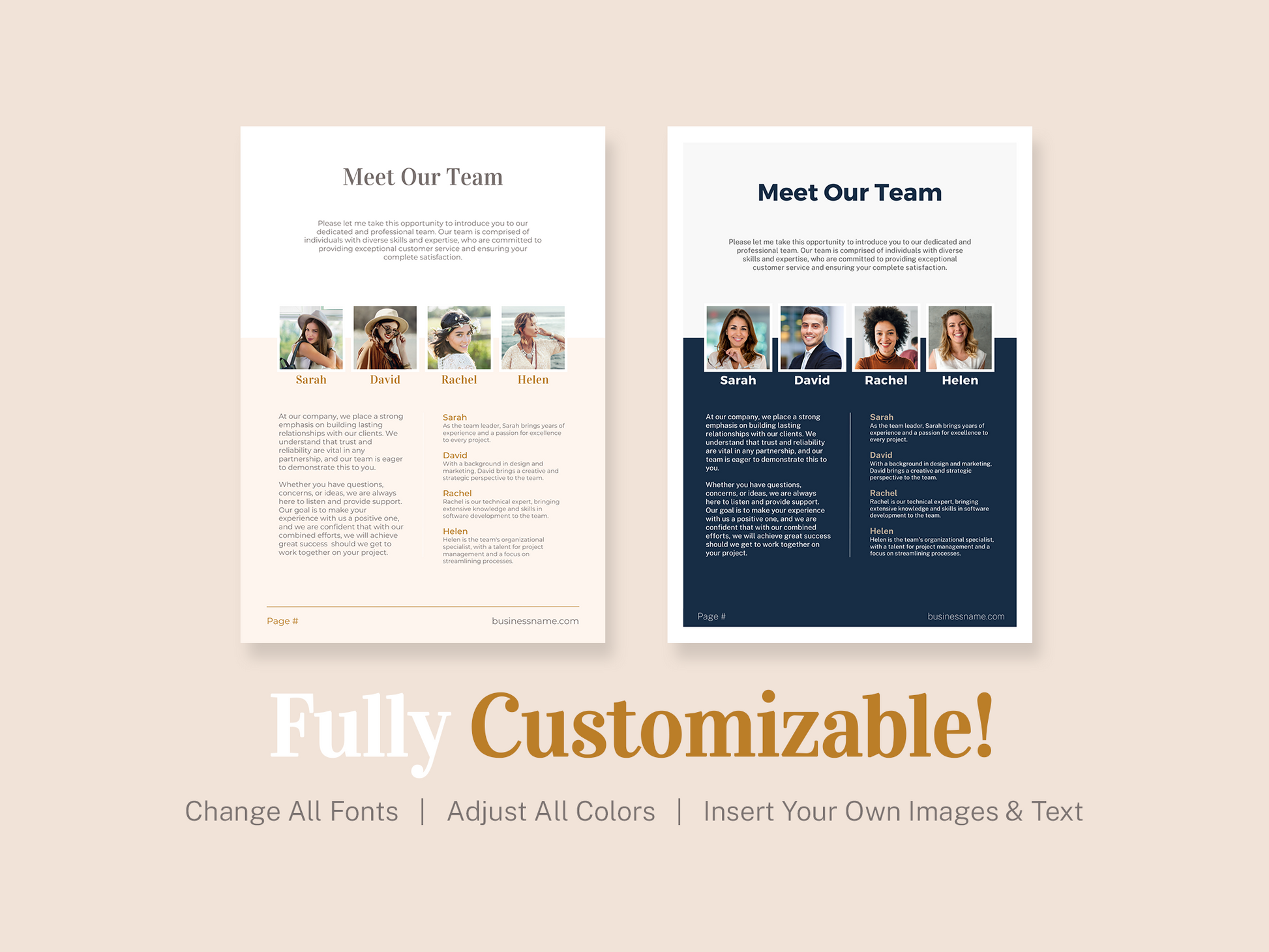 Services and Pricing Guide Template (Boho)