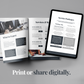 Services and Pricing Guide Template (Charcoal)