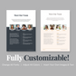 Services and Pricing Guide Template (Charcoal)