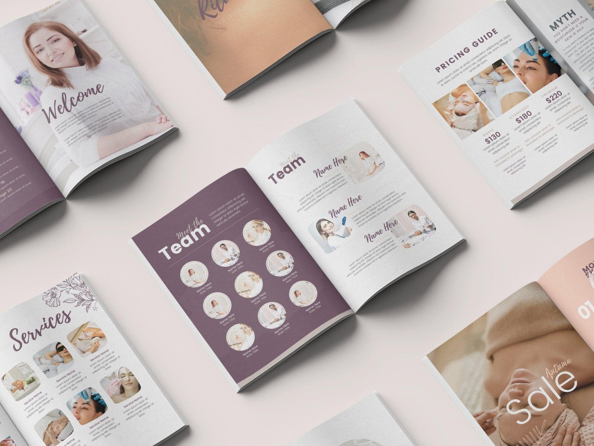 Skincare Client Welcome Pack Template (pebble)