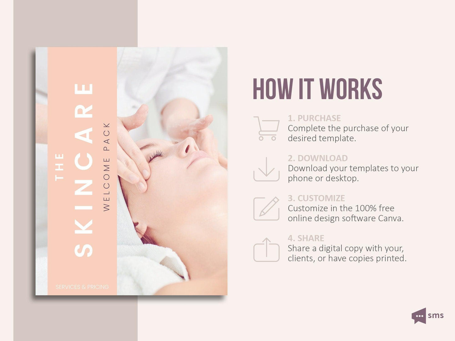 Skincare Client Welcome Pack Template (pebble)