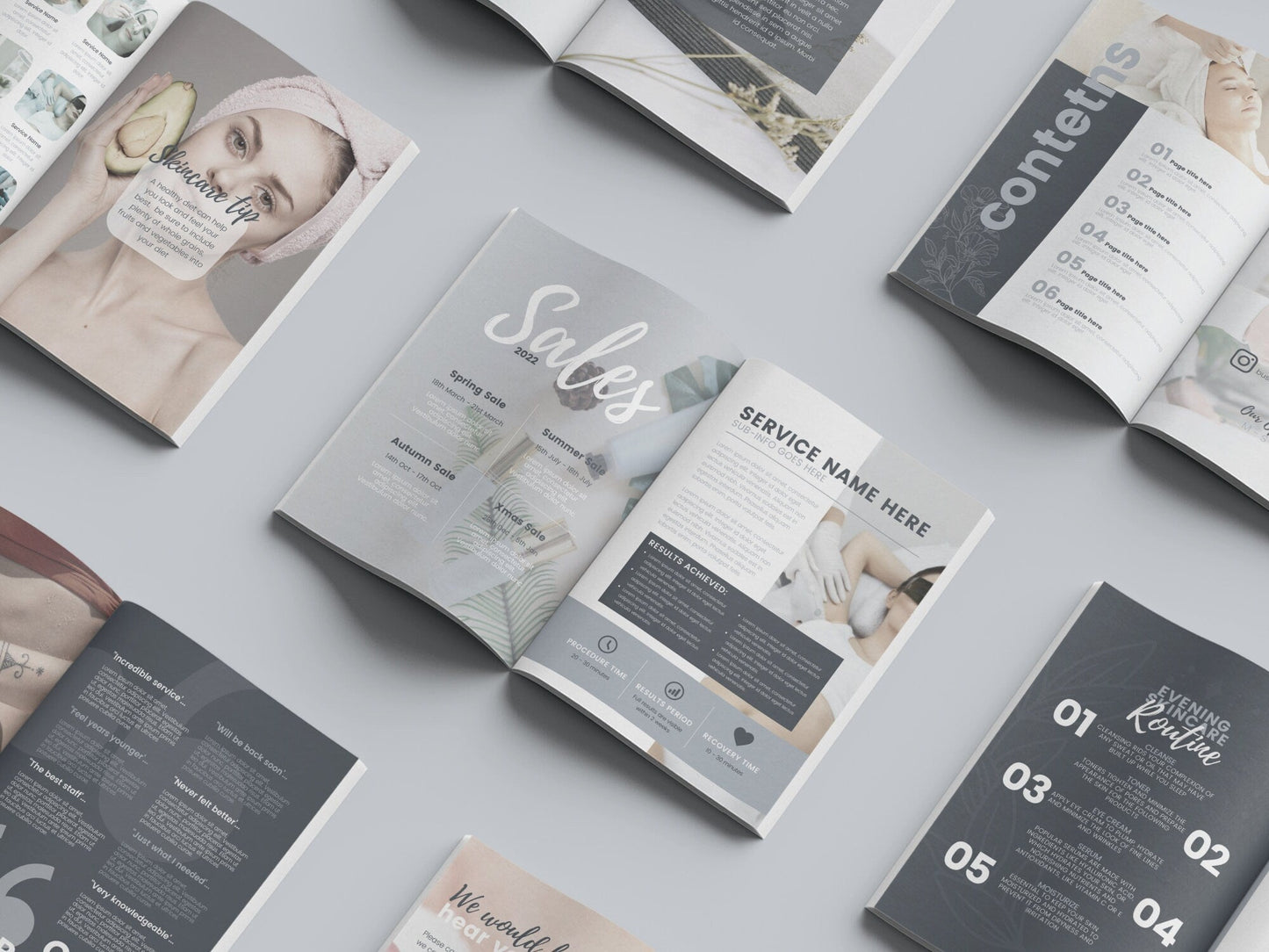 Skincare Client Welcome Pack Template (slate)