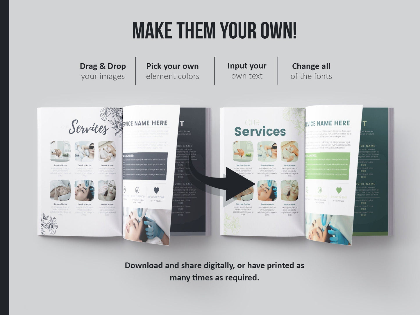 Skincare Client Welcome Pack Template (slate)