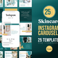 Skincare Instagram Carousel Templates (emerald)