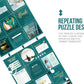 Skincare Instagram Puzzle Template (emerald)