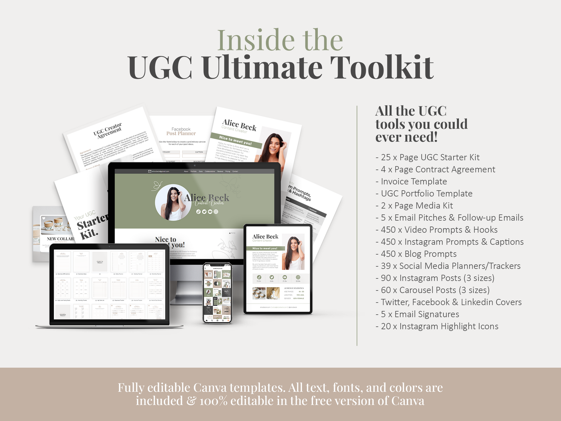 UGC Creator Ultimate Toolkit (Green)